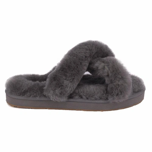 Угги тапочки женские UGG Womens Slippers Abela Grey