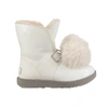 Угги женские ботинки UGG Isley Patent White фото-1