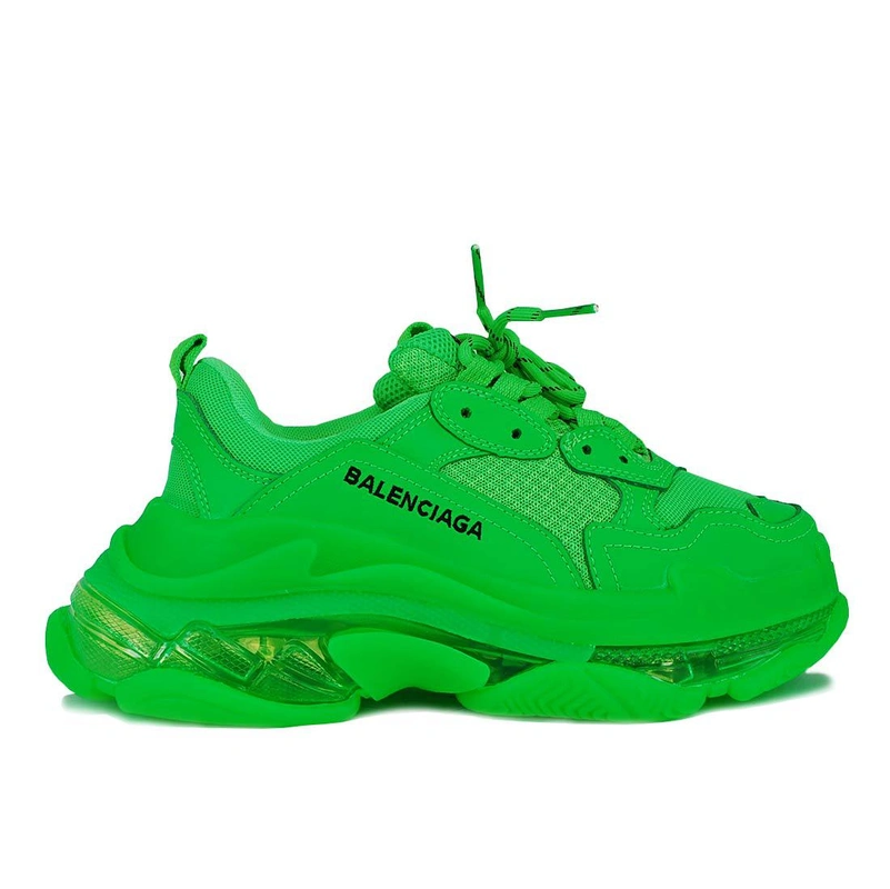 Кроссовки Balenciaga Triple S Clear Sole 5642W04 Green