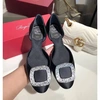 Женские туфли-балетки Roger Vivier черные коллекция 2021-2022 A77969 фото-1