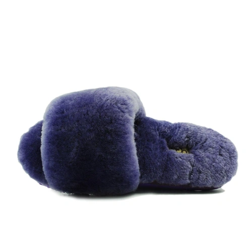 Угги тапочки женские UGG Fluff Slide Slippers Purple фото-4