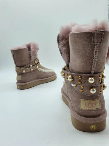 Угги женские UGG Mckay розовые фото-2