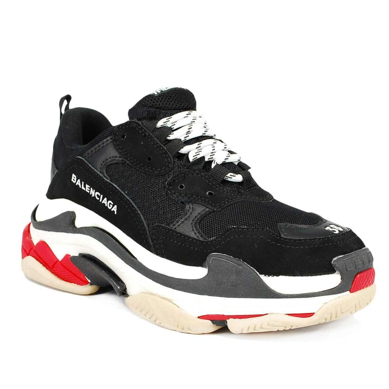 Кроссовки Balenciaga Triple S (656686) Black фото-2