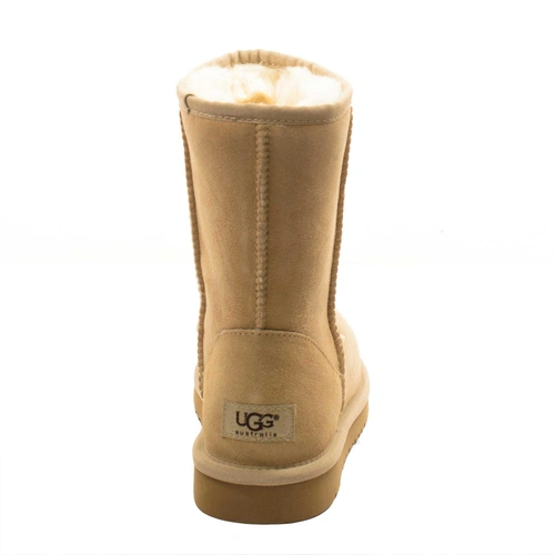 Угги женские ботинки UGG Classic Short Sand фото-3