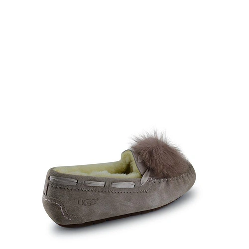 Угги женские мокасины UGG Pom Pom Dakota Dusk фото-4