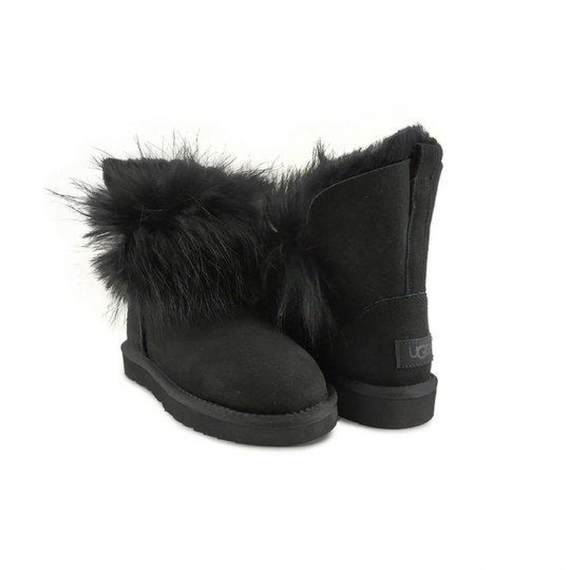 Угги женские UGG Fox Fur II Gen Black