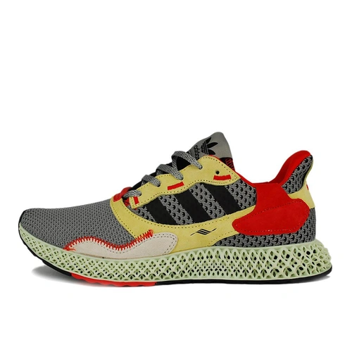 Кроссовки Adidas ZX 4000 4D Grey Yellow