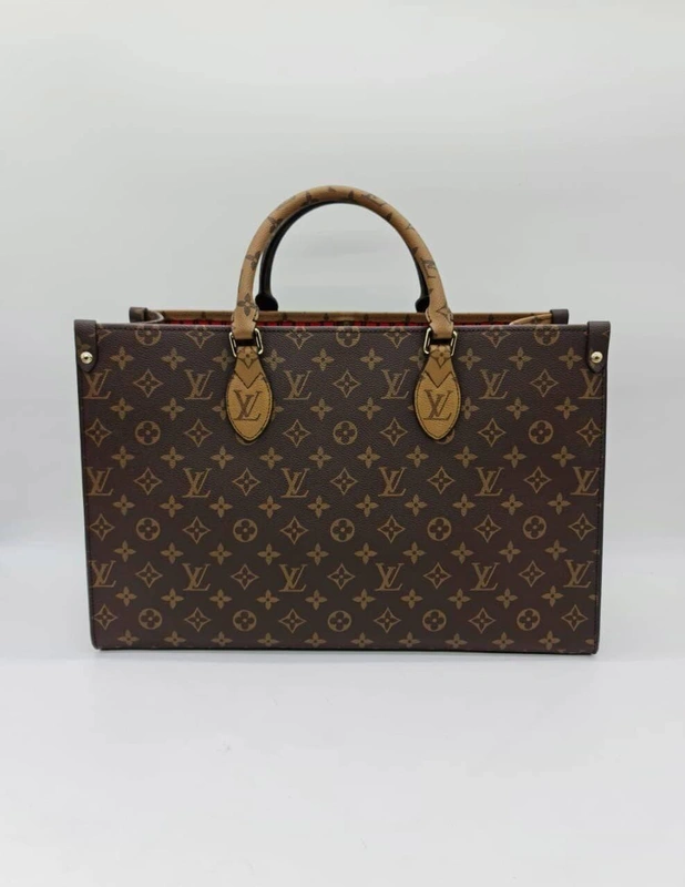 Женская сумка-тоут Louis Vuitton коричневая 43/27/17 коллекция 2021-2022 фото-3