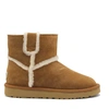 Угги женские ботинки UGG Mini Spill Seam Boot Chestnut фото-1