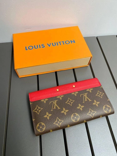 Кошелек Louis Vuitton коричневый премиум-люкс 19/10 A62276 фото-3