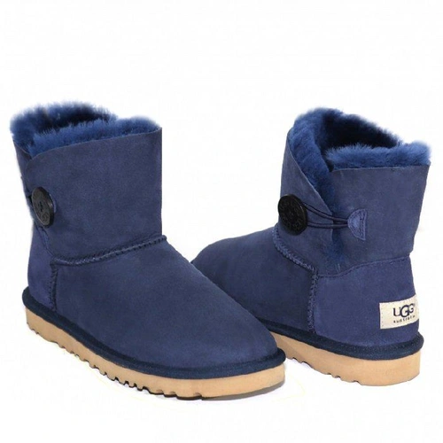 Угги детские UGG Kids Mini Bailey Button II Navy