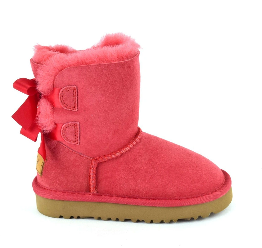 Угги детские UGG Kids Bailey Bow II Red