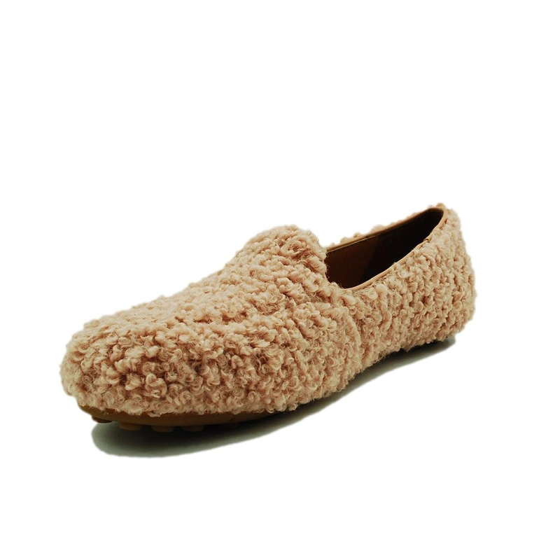 Угги женские мокасины UGG Hailey Fluff Loafers Chestnut фото-5