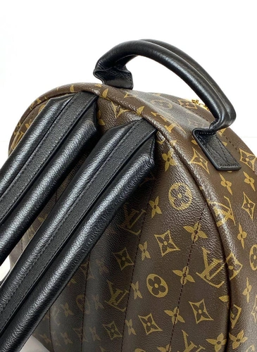 Женский рюкзак Louis Vuitton премиум-люкс коричневый  30/20/10 фото-6