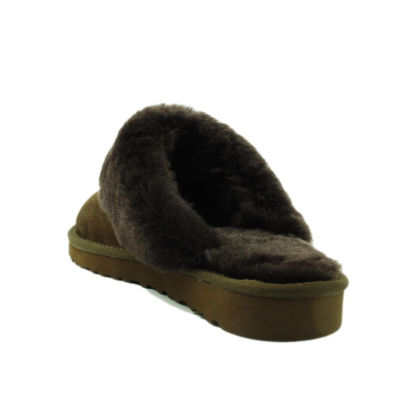 Угги тапочки UGG Slippers Scufette Chocolate фото-5