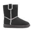 Угги женские ботинки UGG Spill Seam Boot Black фото-1