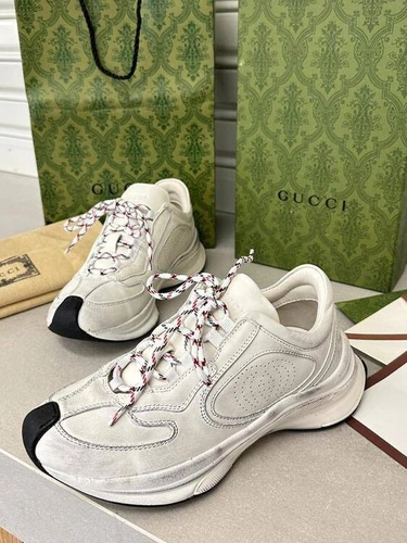 Кроссовки Gucci Run Leather Vintage A105168 White