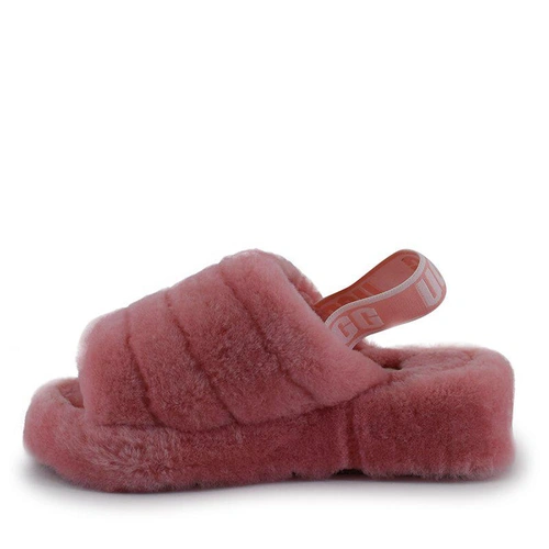 Угги тапочки женские UGG Women Slippers Fluff Yeah Slide Lantana фото-6