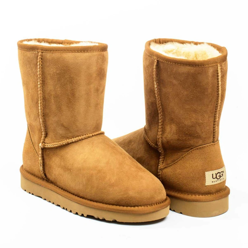 Угги мужские ботинки UGG Classic Short Chestnut фото-2