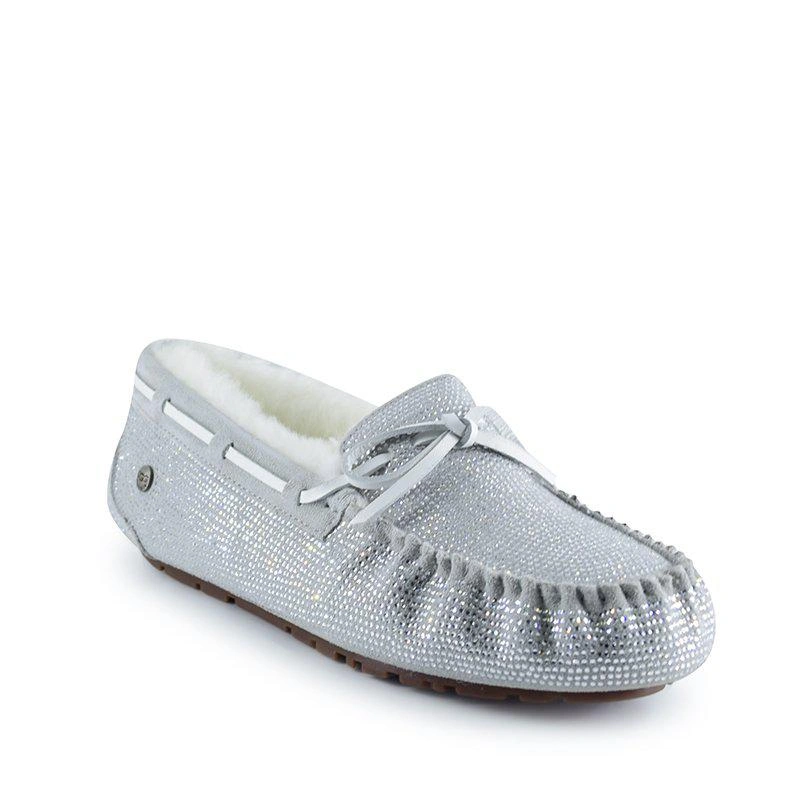 Угги женские мокасины UGG Dakota Serein 2 Silver фото-3