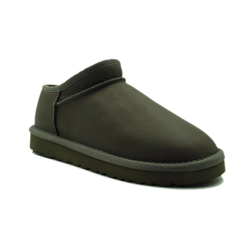 Угги женские ультра мини UGG Ultra Mini Tasman Metallic Grey фото-2