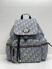 Рюкзак Christian Dior тканевый с рисунком-монограммой 25/30/13 см фото-1