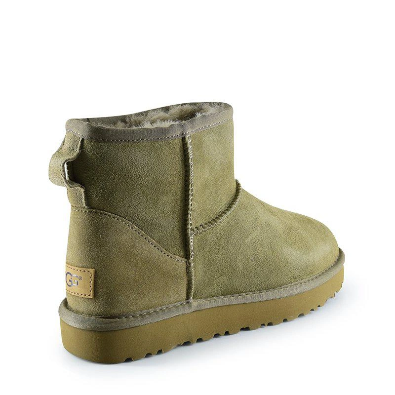 Угги женские мини UGG Classic Mini II Olive фото-5