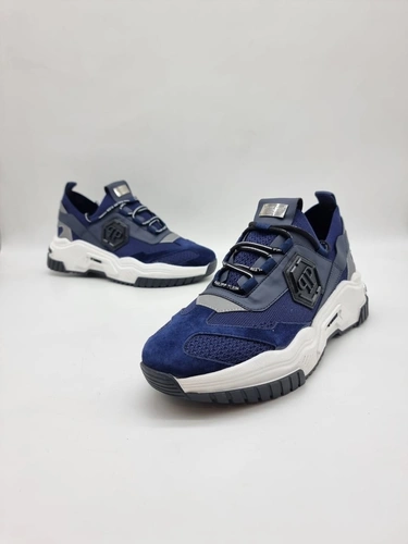 Кроссовки Philipp Plein Trainer Predator SABS-USC0122-PTE003N Blue-White