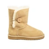 Угги женские ботинки UGG Bailey Button Sand фото-1