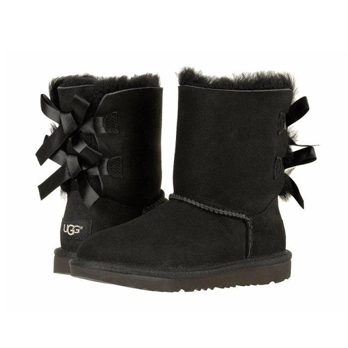 Угги детские UGG Kids Bailey Bow II Black