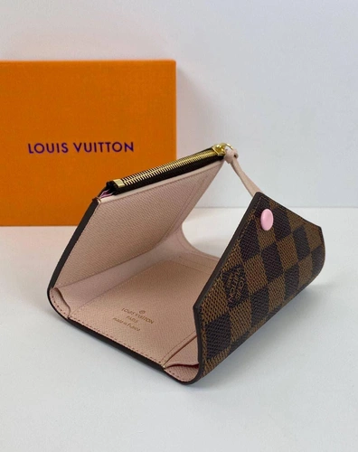 Кошелек Louis Vuitton премиум-люкс коричневый 12/9,5/2 A64320 фото-2