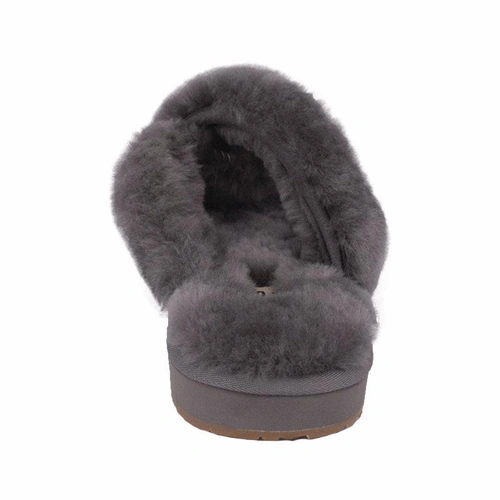 Угги тапочки женские UGG Womens Slippers Abela Grey фото-5