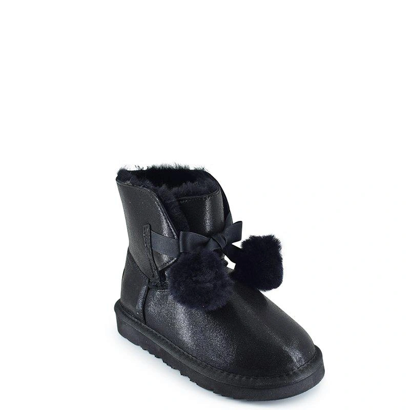 Угги детские UGG Kids Gita Metallic Black фото-4