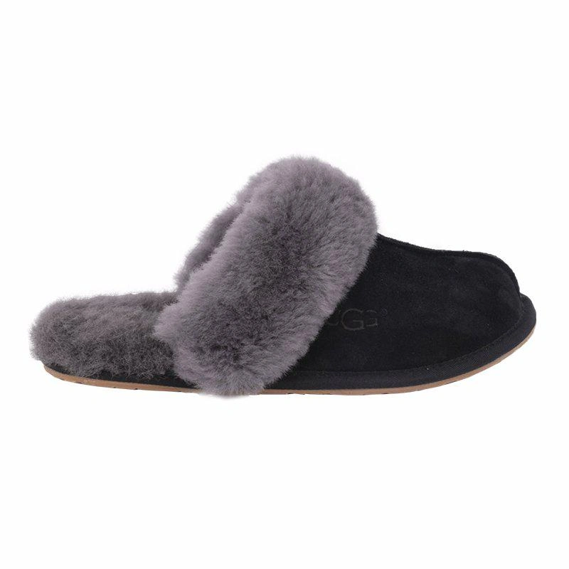 Угги тапочки женские UGG Slippers Scuffette II Black