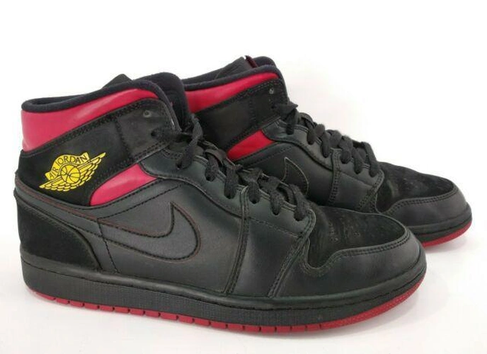 Кроссовки Nike Air Jordan 1 Retro Black/Red фото-4