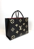 Женская сумка Louis Vuitton Onthego премиум-люкс черная MM 35*28 фото-1