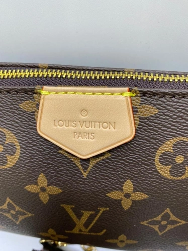 Клатч женский Louis Vuitton из канвы Monogram коричневый качество-люкс фото-10