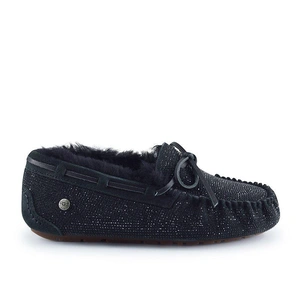 Угги женские мокасины UGG Dakota Serein 2 Black фото-