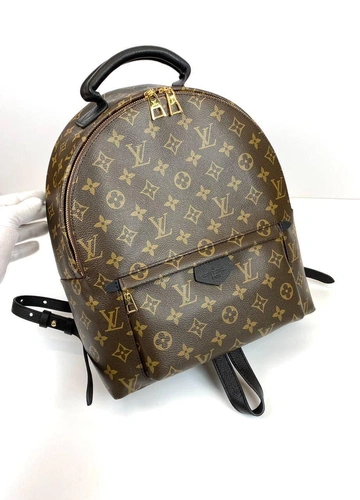 Женский рюкзак Louis Vuitton премиум-люкс коричневый  30/20/10 фото-5