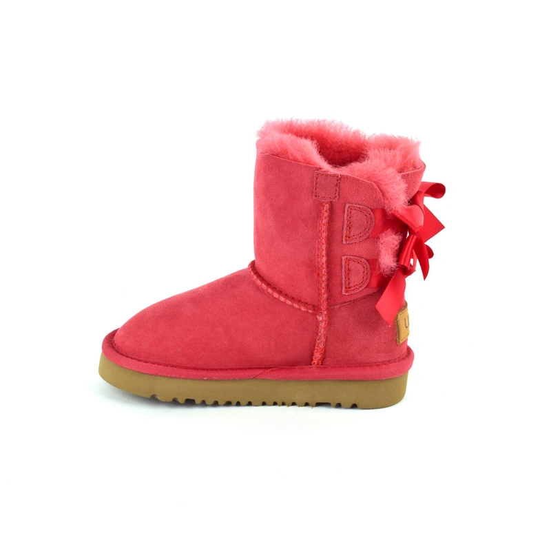 Угги детские UGG Kids Bailey Bow II Red фото-6