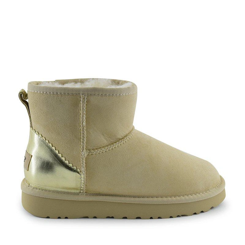 Угги женские мини UGG Classic Mini II Metallic Driftwood