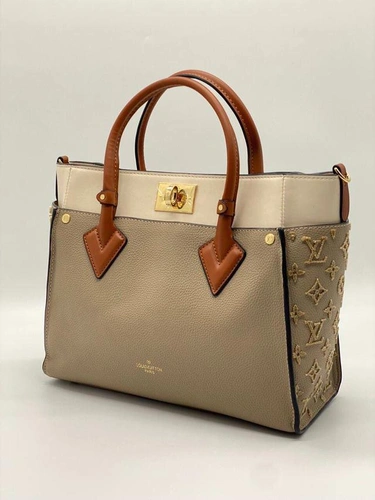 Женская сумка Louis Vuitton 31×27 бежевая фото-2