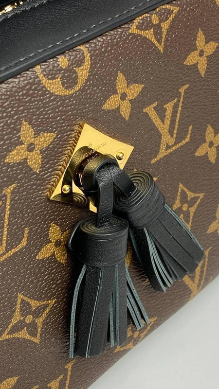 Женская сумка Louis Vuitton из канвы коричневая 22/15/7 см фото-4