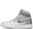 Кроссовки Nike Air Jordan 1 Retro Silver фото-1