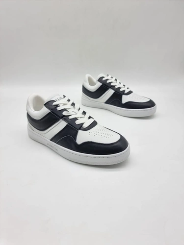 Кроссовки женские Celine Trainer Low Lace-Up бело-черные