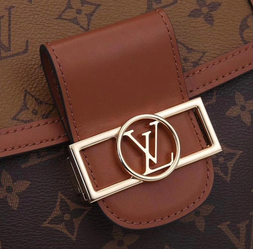 Рюкзак женский  Louis Vuitton из канвы коричневый 22/22 см фото-5