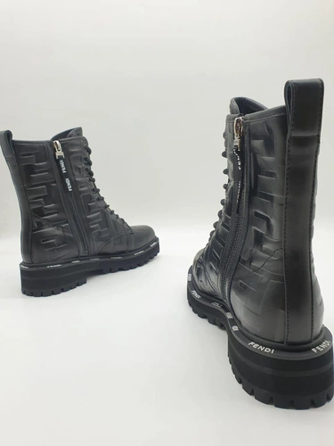 Ботинки женские Fendi черные A56843 фото-2