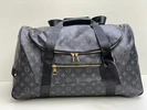 Дорожная сумка Louis Vuitton из канвы черная 53/28/15 см A83664 фото-1