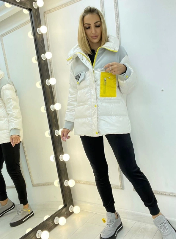 Куртка Prada белая модель-40 фото-2