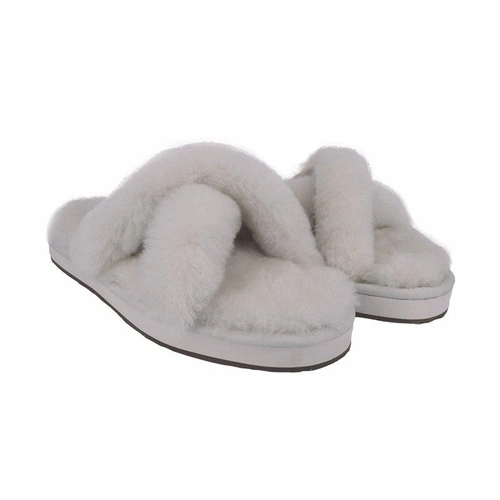 Угги тапочки женские UGG Womens Slippers Abela White фото-5